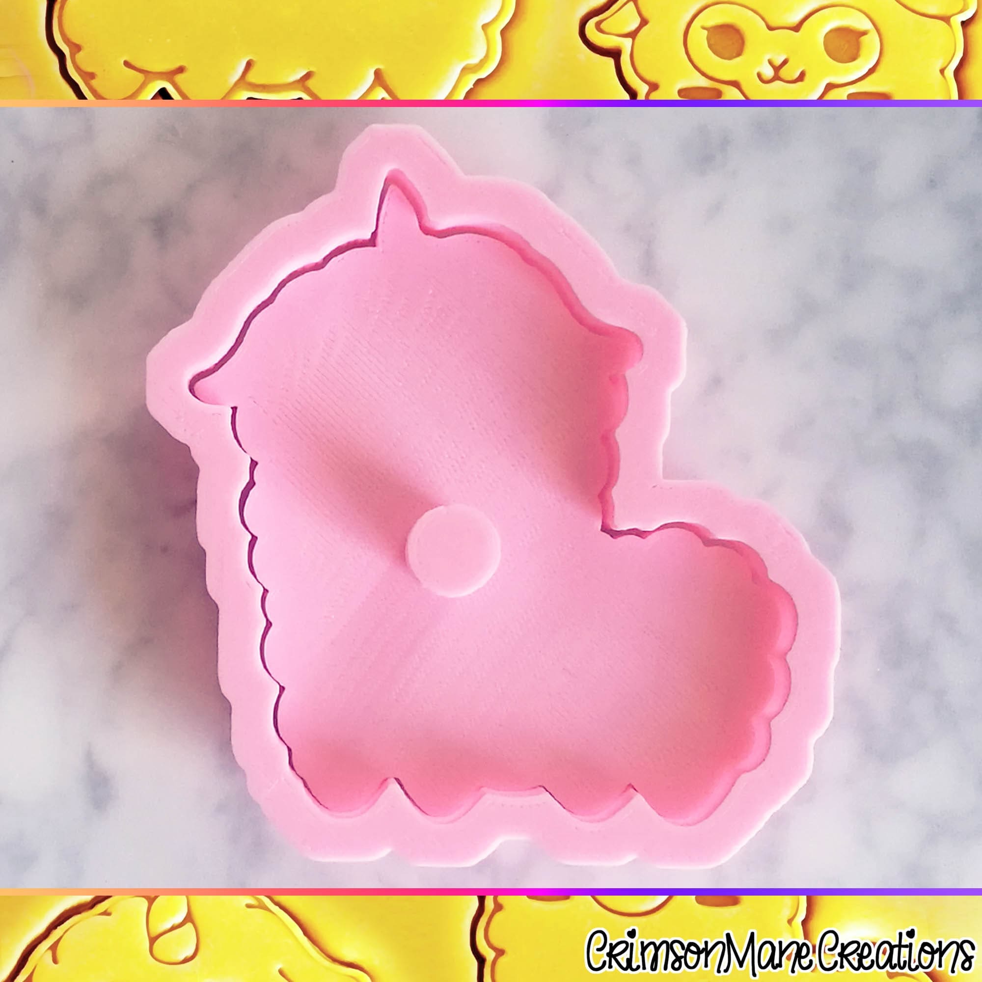 LLama Unicorn Cookie Cutter - Image 4